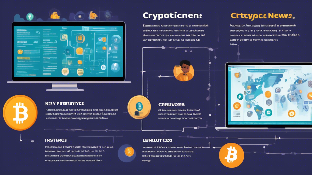 A detailed visual guide featuring key tips for safely investing in cryptocurrency. The image should showcase a person at a computer, examining a list of secure and reputable cryptocurrency exchanges on the screen, while beside them is a diverse portfolio with various crypto symbols. Additionally, include elements of news articles and a regulation book to emphasize the importance of staying updated with crypto news and following regulations. The overall scene should convey a sense of careful research and diversified investment strategy.

Keyword: best crypto to buy now