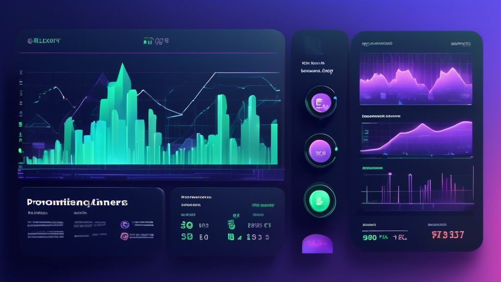 Create an image depicting a futuristic financial landscape where traditional and digital investments converge. Show a sleek and modern trading platform interface with Fidelity Crypto prominently displayed. Include graphs, charts, and futuristic elements suggesting growth and innovation. Embed icons or symbols representing regulatory compliance and security measures, and depict financial experts and happy investors sharing positive sentiments. The scene should blend both realistic and visionary aspects of the future of digital investments with Fidelity Crypto.