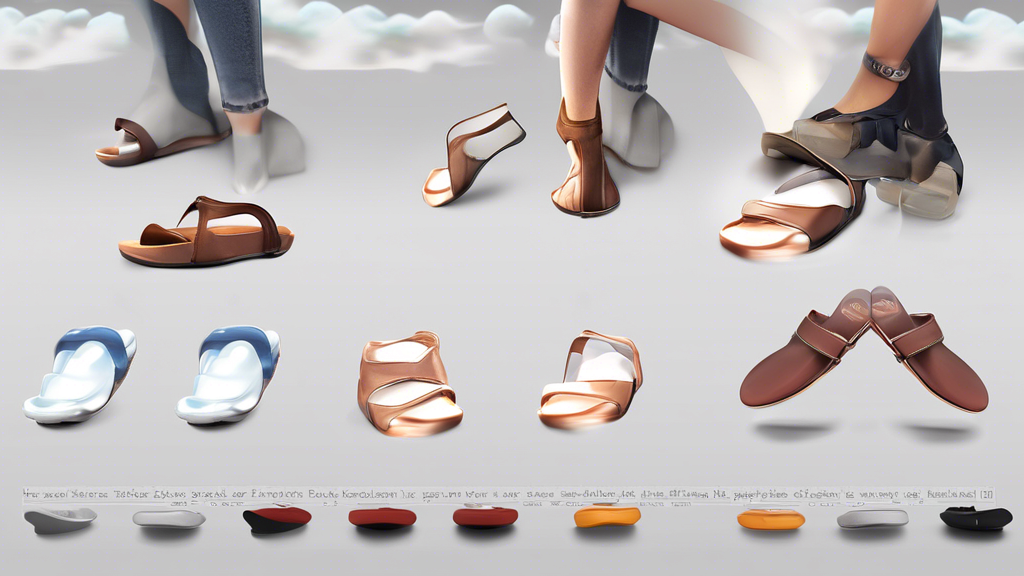 Prompt for DALL-E: A stylish pair of Cloud Slides being worn in various everyday settings. Highlight the ergonomic design and comfort features with a focus on their versatility and durability. Show the shoes being used in different scenarios like walking in the park, running errands, and casual social events. Emphasize the modern and sleek aesthetics suitable for various occasions.
