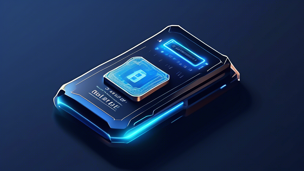 Create an image of a secure cold wallet for cryptocurrency storage, showcasing its protective features against online threats. The cold wallet is illustrated as a sleek, metallic device with a digital display, emanating a sense of security and advanced technology. Surrounding the device are graphical elements representing offline storage, such as padlocks, shields, and disconnected computer cables, emphasizing its advantages in reducing hacking risks compared to hot wallets and online exchanges.