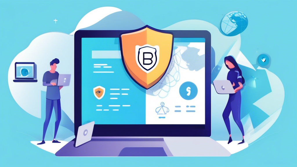 **DALL-E Prompt:**

Create an image that captures the key benefits of using Betternet VPN. The scene should showcase enhanced online privacy and data security by depicting a person using a laptop with a shield symbol surrounding their internet connection. Additionally, include elements representing bypassing geographical restrictions, such as location pins connected by a network, and illustrate speed and performance advantages with visual cues like fast-moving digital waves or streaks, signifying seamless browsing and streaming. Use bright and secure colors to emphasize trust and efficiency.