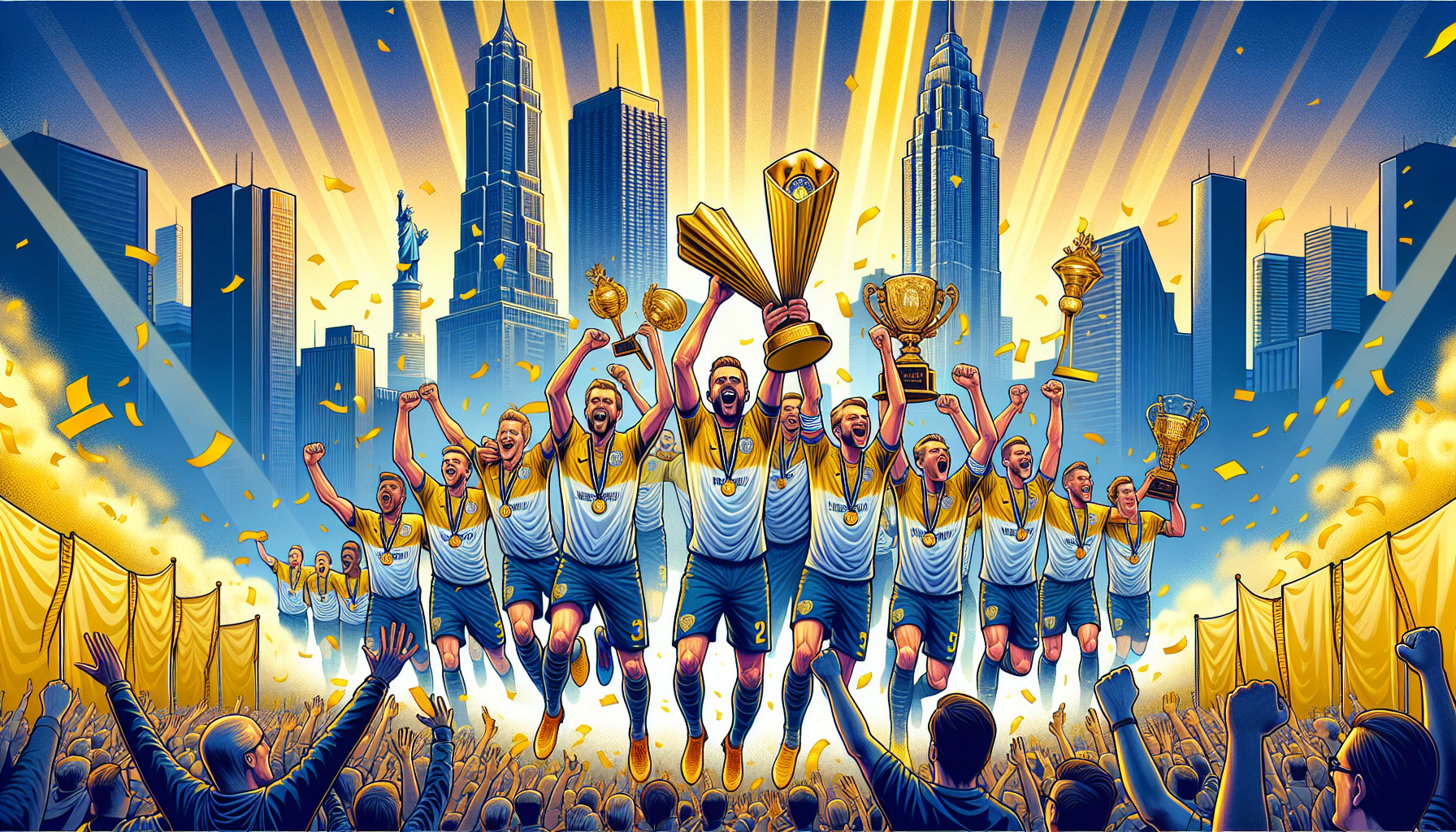 Create an image depicting the New York Football Club