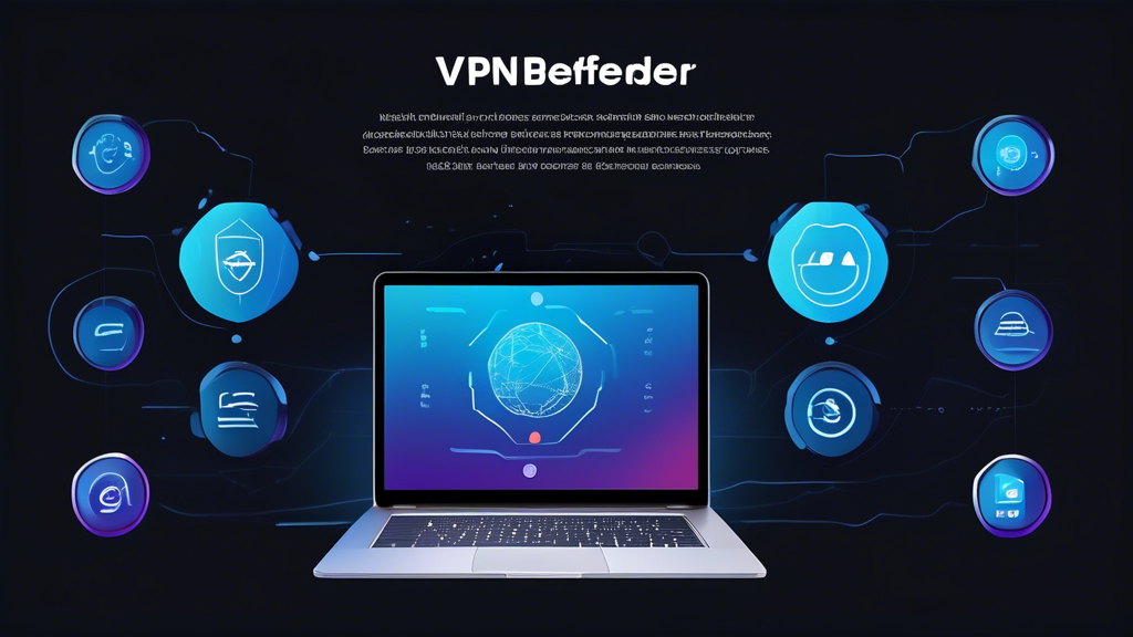 Create an image of a sleek laptop with a highly responsive interface displaying the Bitdefender VPN dashboard. The dashboard highlights key features including Automatic Connection, Anti-blocking Systems, and Global Server Network, with connectivity indicators showing strong, secure connections to servers across different continents. The background exhibits icons of a multitude of devices such as smartphones, tablets, and PCs interlinked by a secure network line, symbolizing device compatibility and accessibility. The setting should convey a sense of global connectivity, security, and ease of use for online navigation.