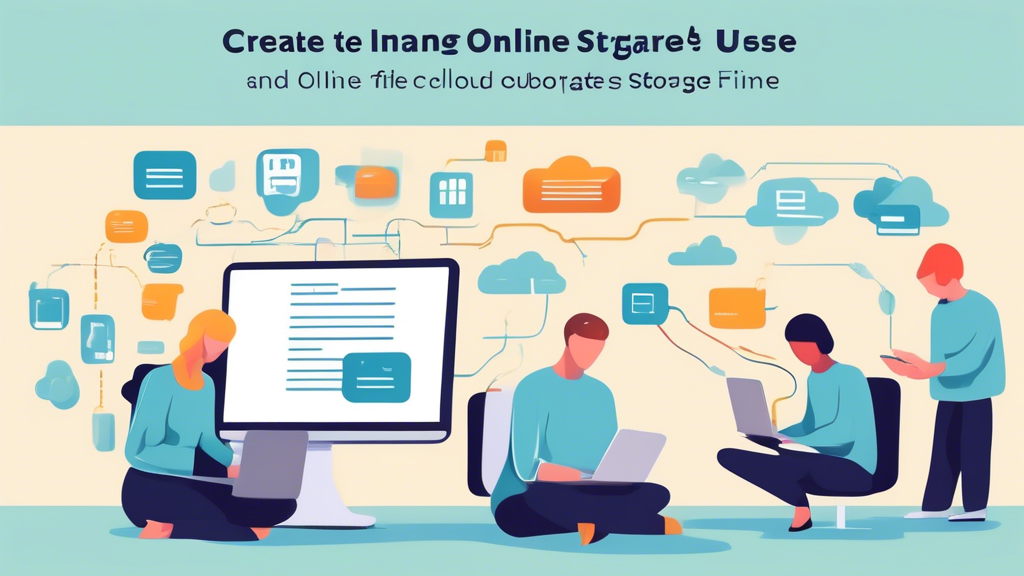 Prompt for DALL-E: 

Create an image that captures the benefits of online storage for both personal and business use. The scene should include multiple connected devices such as laptops, tablets, and smartphones displaying cloud storage icons. Show a person easily recovering a deleted file on a laptop, while another person collaborates in real-time on a document with a colleague via a tablet. In the background, feature a digital cloud symbol with arrows signifying automatic backups and accessibility from anywhere. Also incorporate elements that suggest cost and space-saving, like fewer physical hard drives or less cluttered office space.

Keywords: online storage, data recovery, collaboration, accessibility, cost-saving, cloud computing.