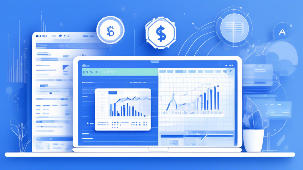 Create an image illustrating the advanced use of Google Sheets for crypto finance, featuring elements like automated scripts running tasks, security shields protecting data, and a success graph alongside a Google Sheets interface, showing case studies of successful crypto management strategies. The scene should be modern, tech-savvy, and professional, emphasizing efficiency and security in financial management.