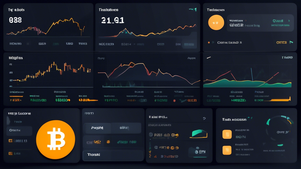 Create an image of a crypto trading app interface displaying comprehensive trading tools and resources. The screen should show real-time data charts, graphs, and a market analysis section. Additionally, include in-app educational resources like tutorials and webinars visible on the side. Highlight the different types of orders available, such as limit orders and stop-loss orders, with user-friendly icons. Use a sleek and modern design that emphasizes ease of navigation. Keyword: crypto trading app.