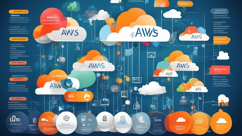 Create a detailed infographic showing the factors influencing cloud storage pricing. Include illustrations for data volume, data security, availability, and additional services like data backup, compliance, and recovery. Include icons of different cloud service providers like AWS, Google Cloud, and Microsoft Azure for comparison purposes.