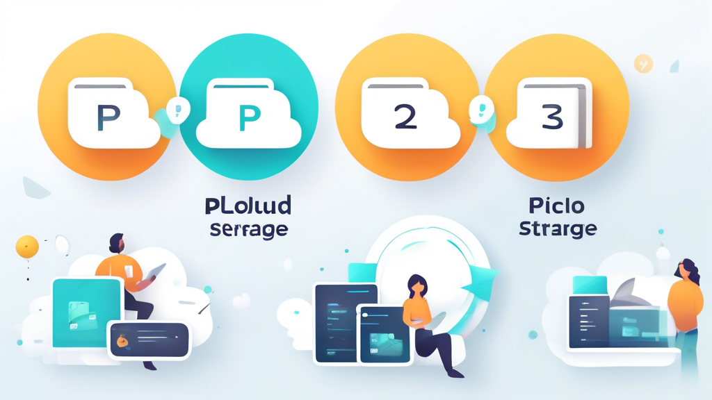 Create an image that illustrates the advantages of pCloud over other cloud storage providers. Divide the image into three sections: 
1. A cost comparison chart showing pCloud