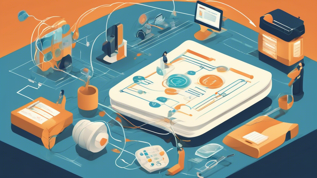 Create an informative and visually appealing illustration that highlights tips for choosing the best fiber-optic internet service provider. Include elements such as a checklist with important questions to ask, icons representing personal needs analysis (like usage and budget), and visual tools or resources that may assist in the decision-making process. The background should subtly incorporate themes of internet connectivity and fiber-optic cables, with a modern and tech-inspired design.