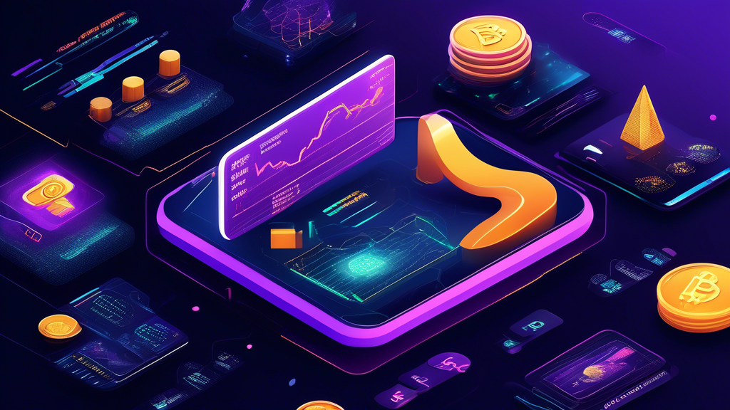 Create an image showing a dynamic and futuristic cryptocurrency market influenced by decentralized finance (DeFi). Highlight graphs with upward trends, and include visual representations of various DeFi platforms such as Ethereum, Uniswap, and Aave. Incorporate elements that signify cryptocurrency trading and investment strategies, illustrated with modern and sleek digital interfaces, trading bots, and smart contracts. Emphasize growth and adoption through interconnected nodes, global networks, and diverse users engaging with DeFi technology.