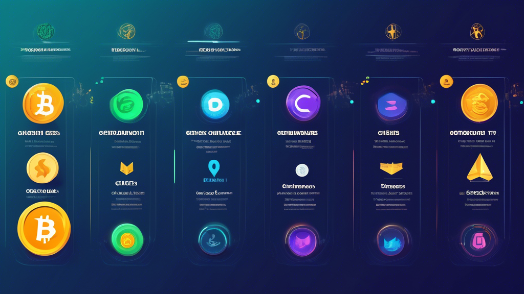 An infographic-style digital illustration showcasing a comparison of popular cryptocurrency trading platforms such as Coinbase, Binance, and Kraken. The image highlights their unique features, presenting pros and cons through icons and brief text snippets. Additionally, incorporate user ratings and short reviews to convey public perception. Use vibrant colors and an organized layout to ensure clarity and ease of understanding. Include symbols or logos clearly associated with each trading platform for quick recognition.