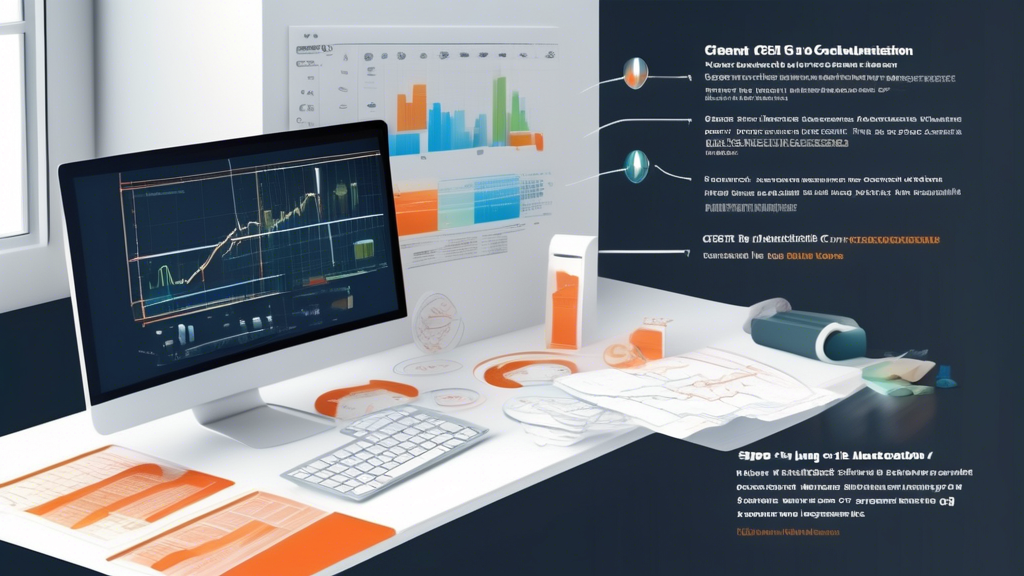 Create an image showing a step-by-step guide to calculating CFD margin. The image should include a series of clear, easy-to-understand steps, with visual aids such as charts, graphs, and a formula breakdown. Incorporate examples and digital tools or resources that assist in margin calculation. Use a professional and educational design aesthetic, suitable for a finance or trading guide.