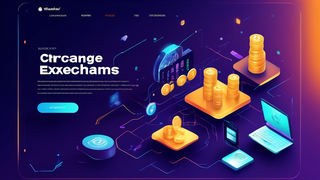 Create an image that showcases a diverse selection of top-tier cryptocurrency exchange platforms, each highlighted with their unique features. Depict aspects like transaction fees, advanced security measures, user-friendly interface, and popular supported cryptocurrencies. Integrate recognizable logos and UI elements from well-known exchanges to make it clear that these are the best in the market. Ensure the setting is modern, digital, and highly polished, reflecting the cutting-edge nature of the industry.