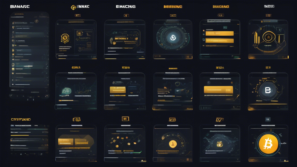 Create an image portraying a detailed comparative table of popular crypto mining platforms including Binance, NiceHash, and CGMiner. The background should depict a modern, high-tech setting with digital elements like charts and graphs, giving a sense of cutting-edge technology. In the foreground, there should be the comparative table clearly showing the strengths and weaknesses of each platform, with icons representing user reviews. The table should be visually appealing and easy to understand, emphasizing critical aspects like security, fees, and user-friendliness.