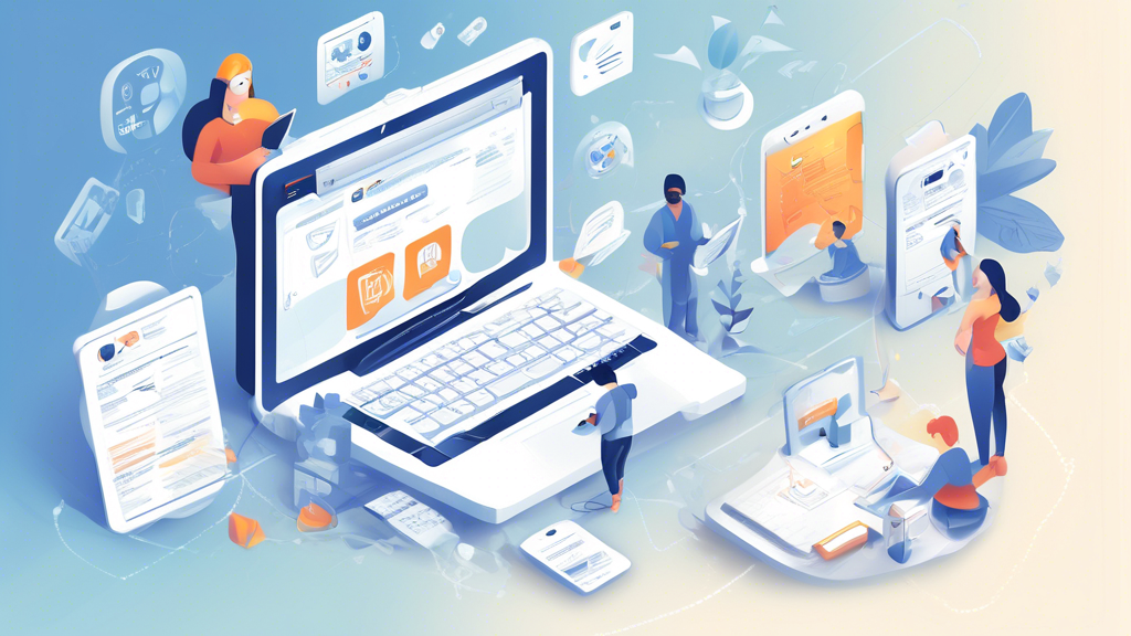 Create a detailed illustration showing a user-friendly, step-by-step guide for subscribing to a Smart DNS free trial. The image should include visual elements such as a computer or smartphone screen displaying the signup process, icons representing the best platforms that offer free trials, and tips or hint boxes highlighting advice to maximize the trial period. Ensure the design is clean and modern, focusing on clarity and ease of understanding.