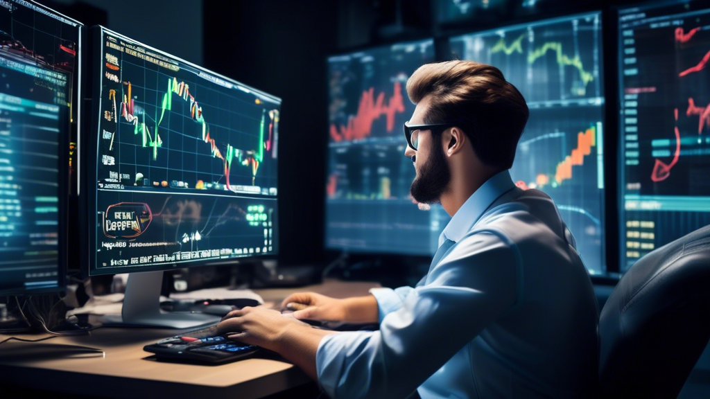 Create an image that contrasts the pros and cons of using Moomoo margin in trading. On one side, depict the advantages with visual elements like a trader