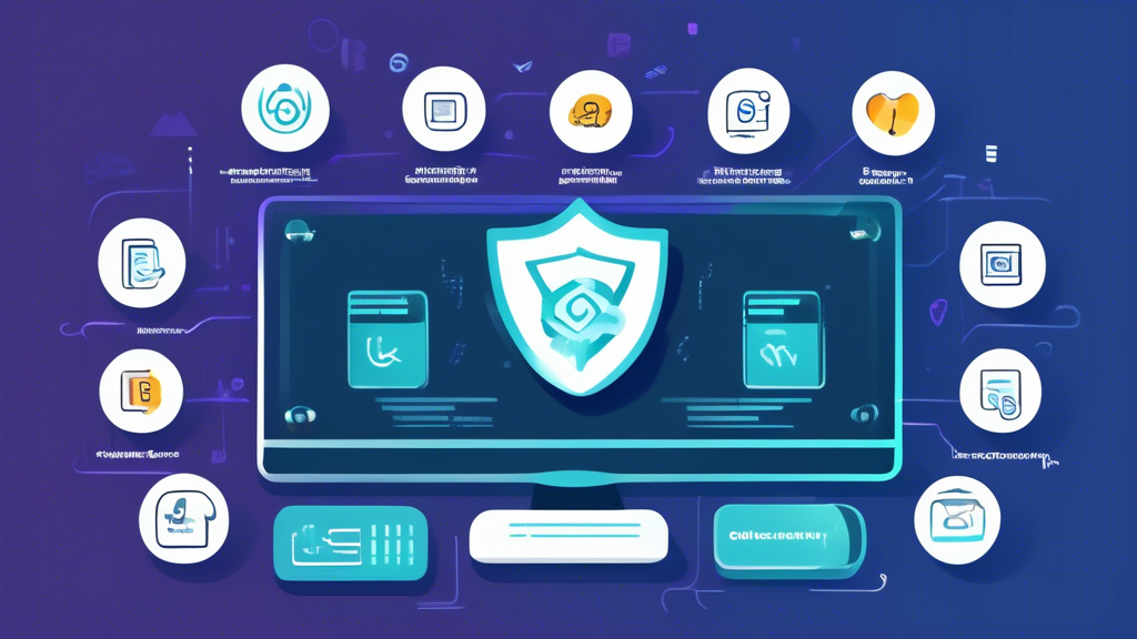Create an image that visually represents Essential Criteria for Choosing the Best Smart DNS Provider:

- Show a checklist on a digital screen highlighting Reliability and Connection Speed, Device Compatibility and Ease of Use, and Privacy Policy and Data Security with check marks next to each.
- Include icons or symbols representing internet connectivity, various devices (like a smartphone, laptop, and Smart TV), and a shield or lock for security.
- Present a sleek, modern interface with vibrant colors to emphasize technology and efficiency.

**Keyword:** smart dns providers
