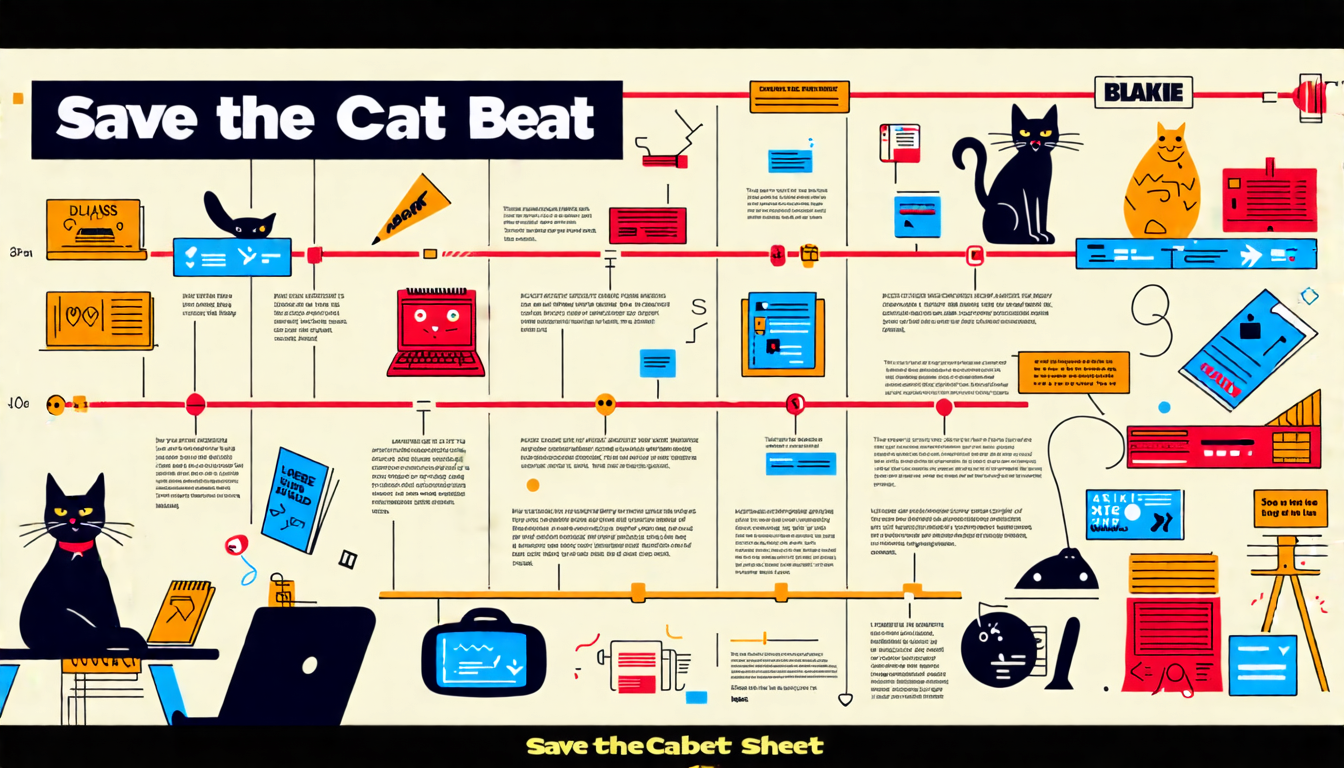 An infographic-style image depicting Blake Snyder