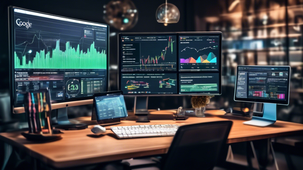 Prompt: Create an image that portrays an investor