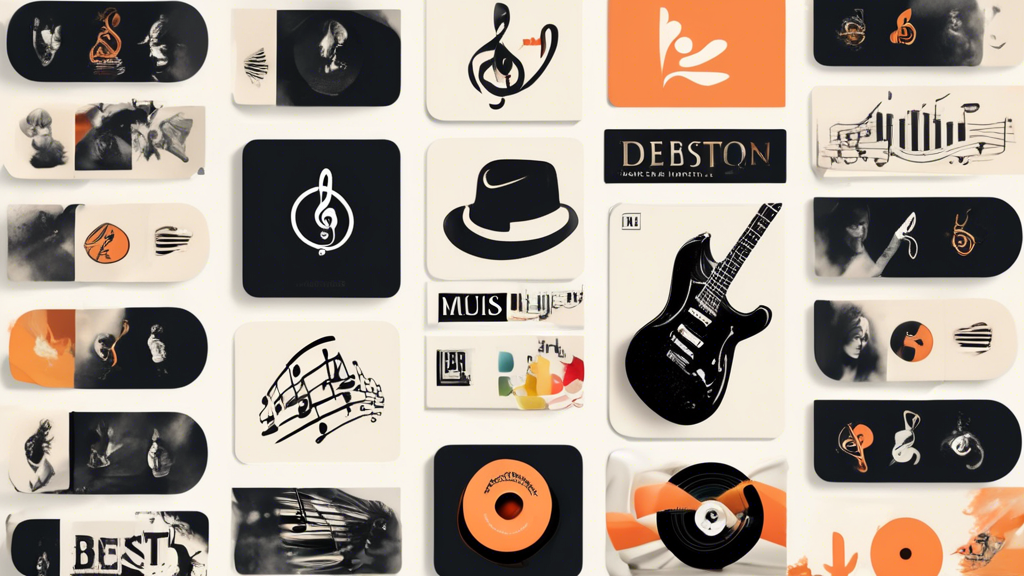 Create an image that visually represents the concept of Die besten Quellen für Royalty Free Music für Streaming. The composition should include a collection of logos or icons of popular royalty free music platforms, such as Artlist, Epidemic Sound, and Audiojungle, arranged artistically. Incorporate elements like musical notes, streaming devices, and genre icons (like a guitar for rock music or a synth for electronic music) to convey the variety and accessibility of music available. The background should feature a vibrant, technology-inspired design that reflects a modern streaming environment.