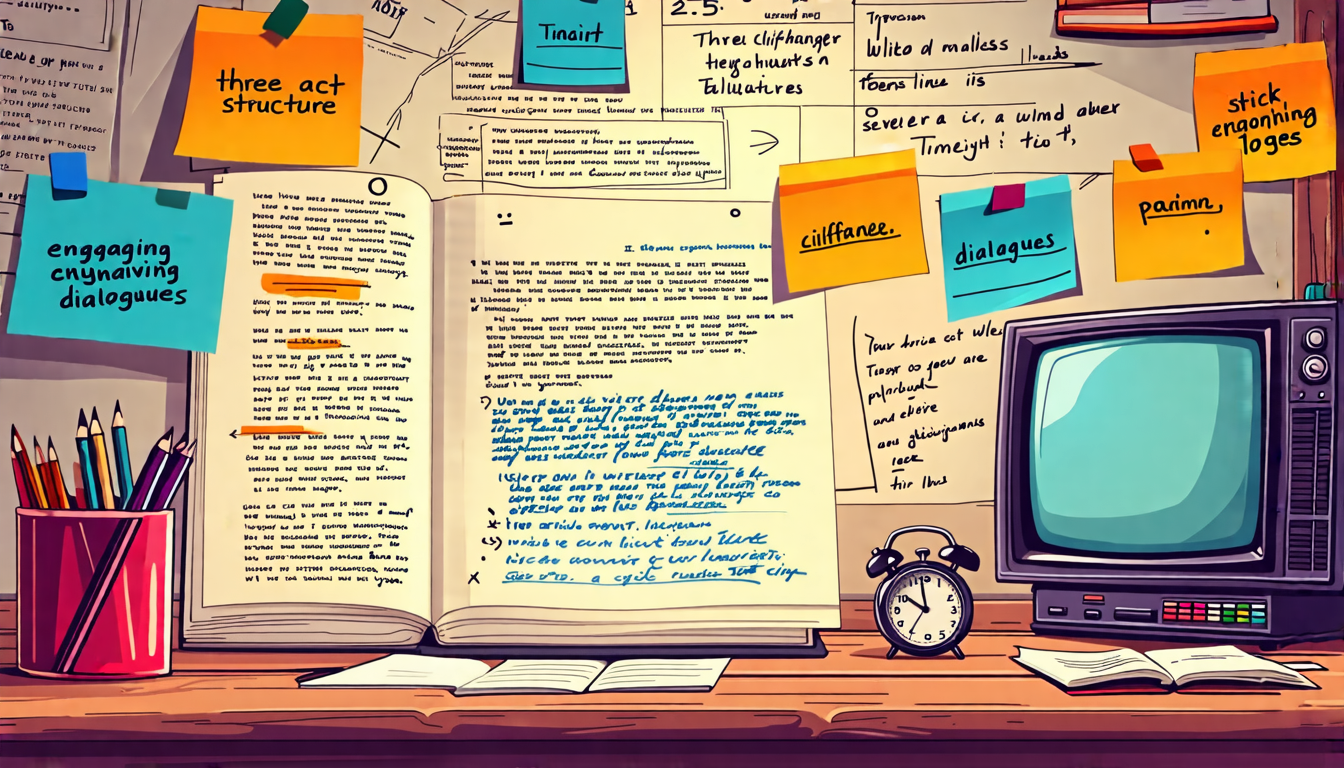 Create an image of a writer