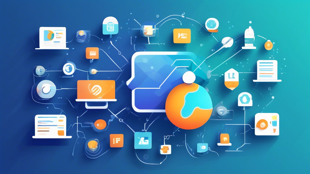 Create an image that visually represents the key benefits of using Private Internet Access Smart DNS for users. The artwork should feature elements symbolizing increased speed, unrestricted access to geographically blocked content, and user-friendliness. Imagine a seamless digital flow with icons depicting fast internet, globe-unlocking, and intuitive user interfaces. The overall aesthetic should be modern and tech-savvy, capturing the essence of convenience and accessibility. Include subtle imagery of digital devices like laptops, smartphones, or smart TVs to emphasize versatility and integration.