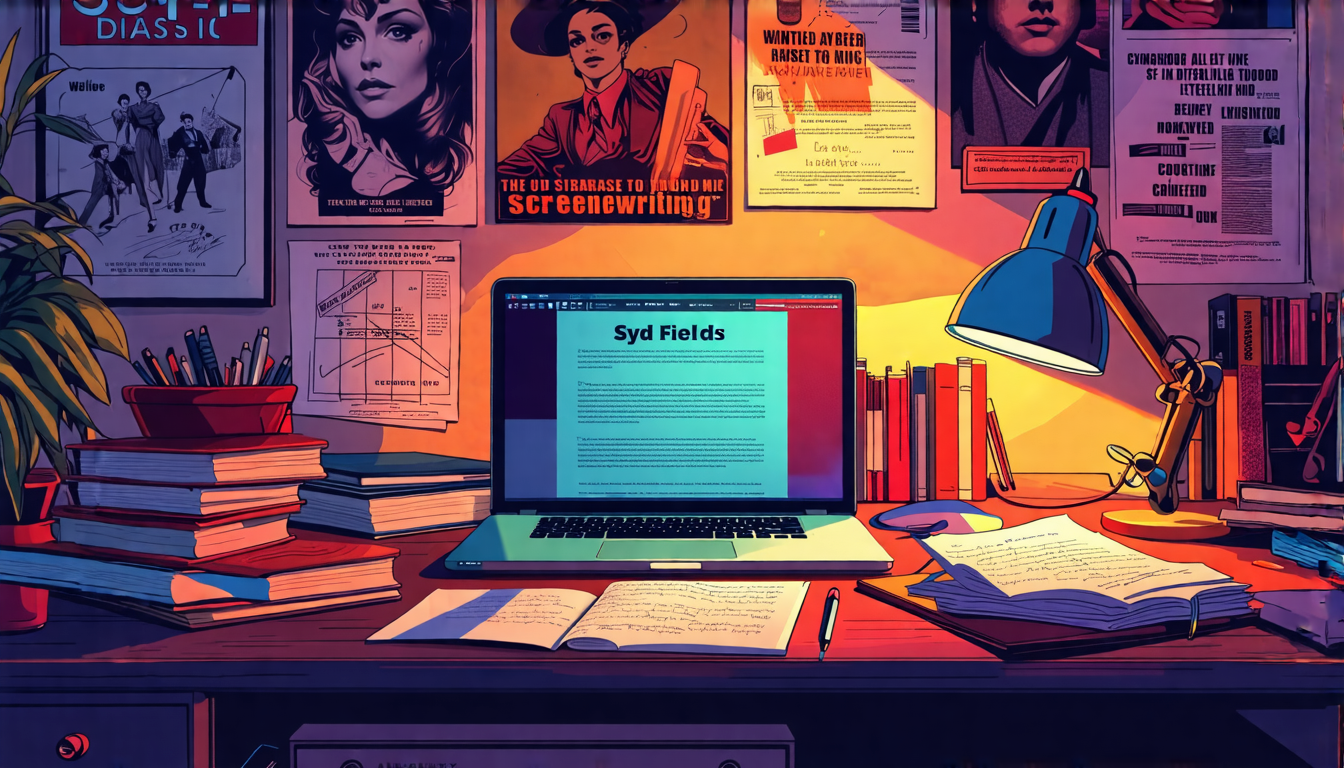 Prompt: An image of an aspiring screenwriter