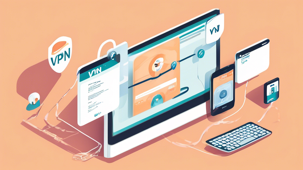 **DALL-E Prompt:** Create an informative and visually engaging illustration demonstrating the installation process of Privado VPN on various devices, such as a laptop, smartphone, and tablet. Include step-by-step visuals that show users how to download, install, and configure security settings. Incorporate icons for user-friendly tips and features of the VPN, with a focus on maintaining online privacy and security. Use a modern and sleek design that reflects the technology and user-friendliness of Privado VPN.