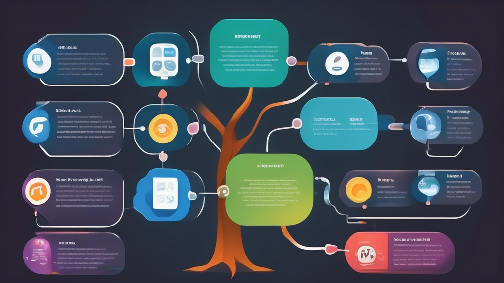 Create an image depicting a user-friendly decision tree or flowchart designed to help users choose the most suitable free private web browser for their personal needs. The flowchart should feature vibrant, easy-to-understand visual elements representing factors to consider, such as device compatibility, speed, ease of use, and community support. Include icons or symbols for different popular free private web browsers like Tor, Brave, and DuckDuckGo, guiding users through various paths based on preferences. The background should evoke a sense of security and privacy, perhaps using lock symbols or abstract digital elements.