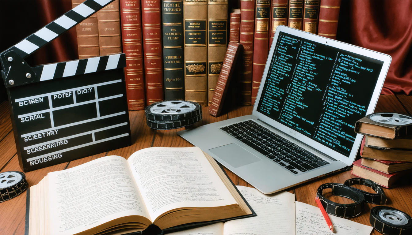 Create an artistic representation of a writer