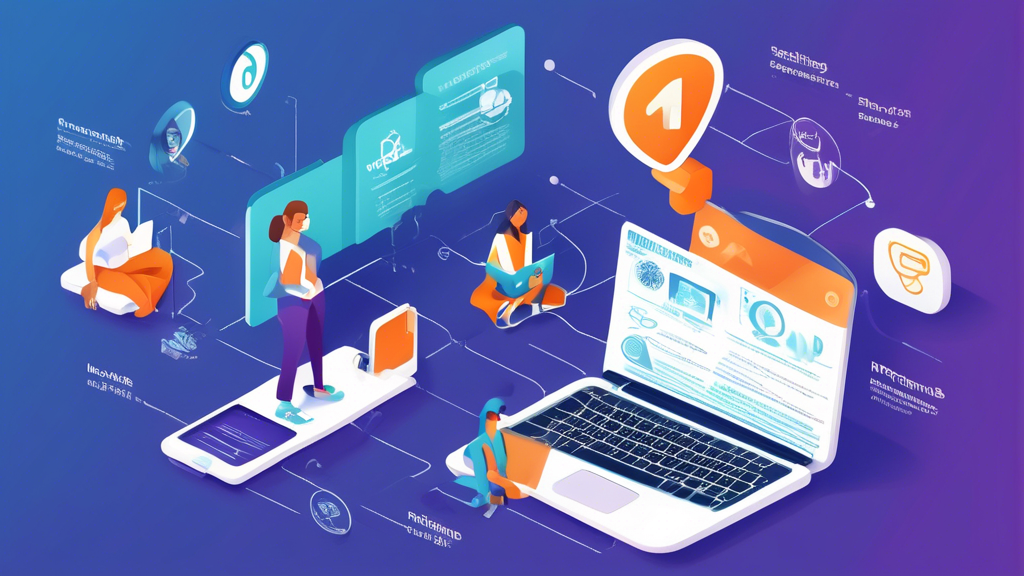 Create an image depicting a step-by-step guide for downloading and installing a Smart DNS VPN. The visual should illustrate a user-friendly infographic showing each stage of the process: starting from visiting the official website, clicking the download button, installing the app on a device such as a laptop or smartphone, and finally configuring settings for optimal performance. Include icons or symbols representing different devices and highlight key tips for selecting the right VPN service. The overall tone of the image should be modern, clean, and informative, appealing to tech-savvy individuals.