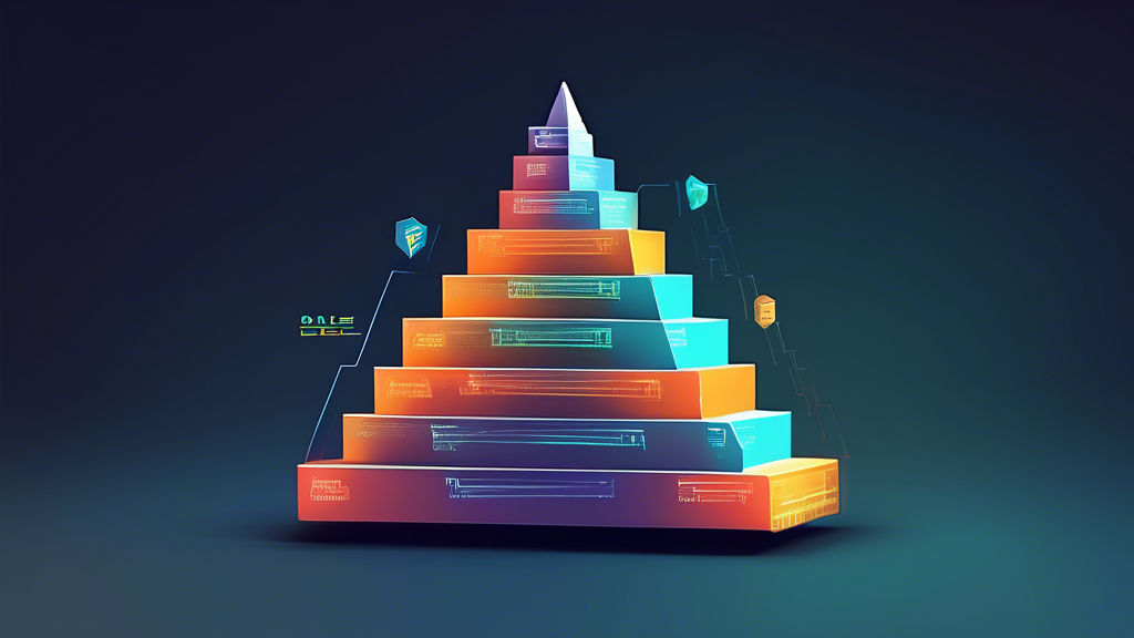 **Prompt for DALL-E:** Create a digital artwork depicting the concept of level finance in crypto trading. The image should illustrate a staircase or tiered pyramid, representing different levels or tiers of financial expertise in the crypto world. Each level should depict various elements such as strategic planning, risk assessment, and investment strategies with visual symbols like trend charts, digital currencies, and blockchain graphics. Integrate visuals of traders, some at the base beginning their journey and others higher up, demonstrating mastery. Include a background of a futuristic digital city, showing the dynamic and evolving nature of the crypto world. Use a color palette that reflects a balance between the digital (cool tones like blues and purples) and the financial (warm tones like golds and greens).