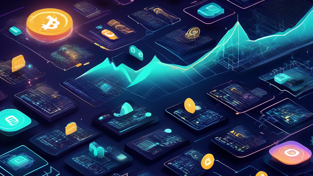 Create an image depicting a futuristic digital financial landscape, where various algorithms and AI-driven strategies visibly work in harmony to manage and invest in cryptocurrencies. Show a plethora of interconnected data streams and graphs symbolizing diversification and real-time market analysis, highlighting the benefits of increased returns and risk mitigation. Include abstract representations of 24/7 monitoring systems overseeing dynamic crypto market fluctuations, conveying an aura of constant vigilance and strategic precision in automated crypto investment.