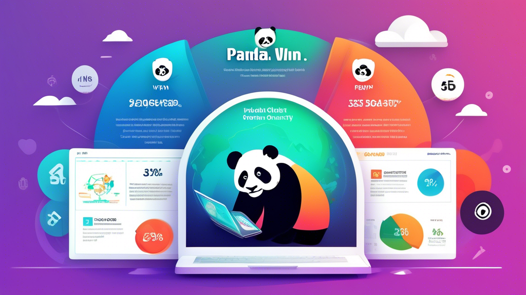 Create an informative and visually appealing infographic that highlights the affordability of Panda VPN for enhanced online security. Include elements such as a clear breakdown of pricing plans, special offers, and statistics demonstrating the value for money. Incorporate user testimonials and satisfaction ratings that emphasize the security and reliability of Panda VPN. Use a color palette that conveys trust and security, featuring images of digital locks, shields, and happy users on various devices accessing the internet safely.