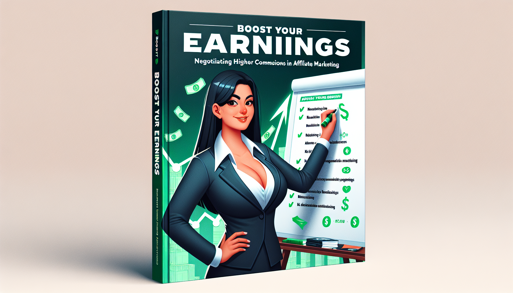 Visualize a book cover for a guide titled 