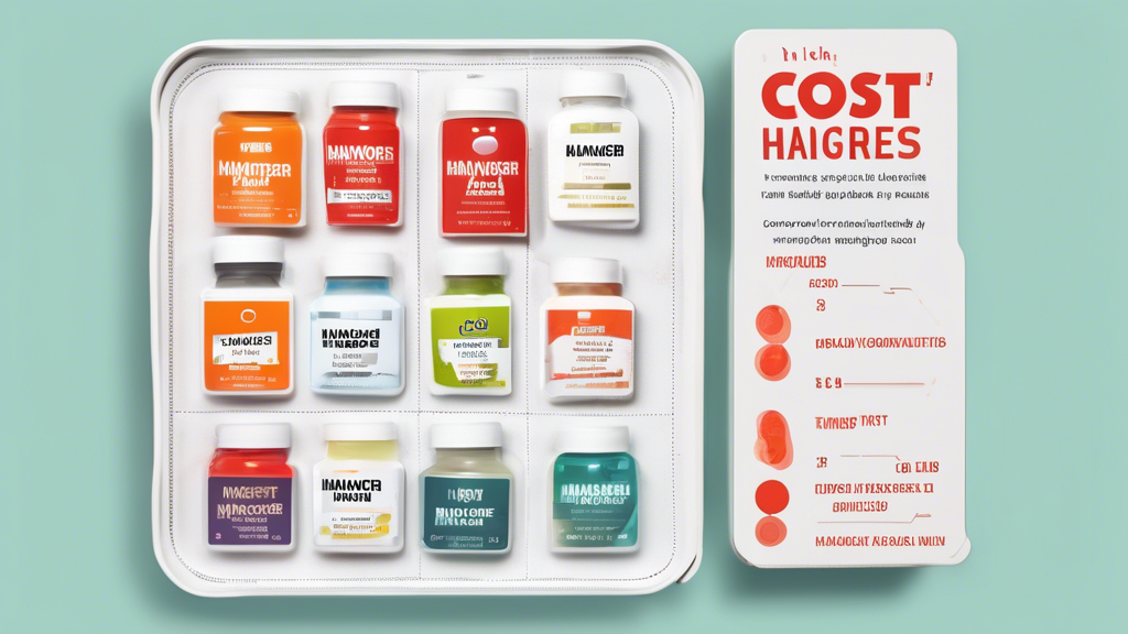 An in-depth analytical illustration comparing the cost of hangover patches available at Target with other hangover remedies, visually presenting a cost-effectiveness graph that showcases the duration and extent of relief each remedy offers, along with a verdict box highlighting whether hangover patches provide true value for money. Include visual representations of different products, price tags, and a satisfaction meter scale.