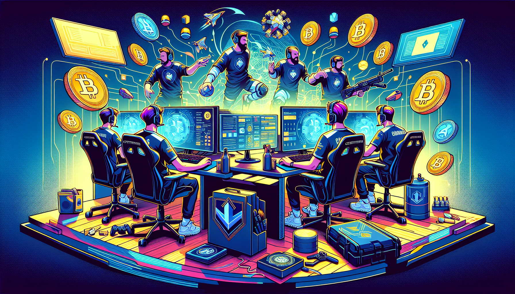 A vibrant image depicting TSM