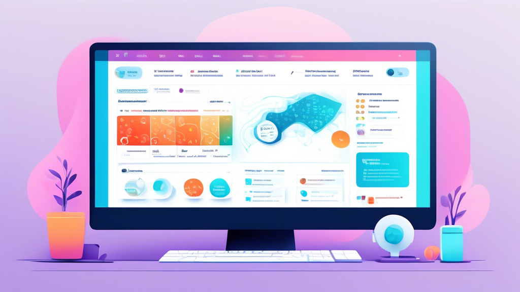 An illustrated desktop computer screen displaying a user-friendly interface of a specialized medical search engine for locating DOT clinics, with filters for accreditation, practitioner qualifications, and patient reviews highlighted.