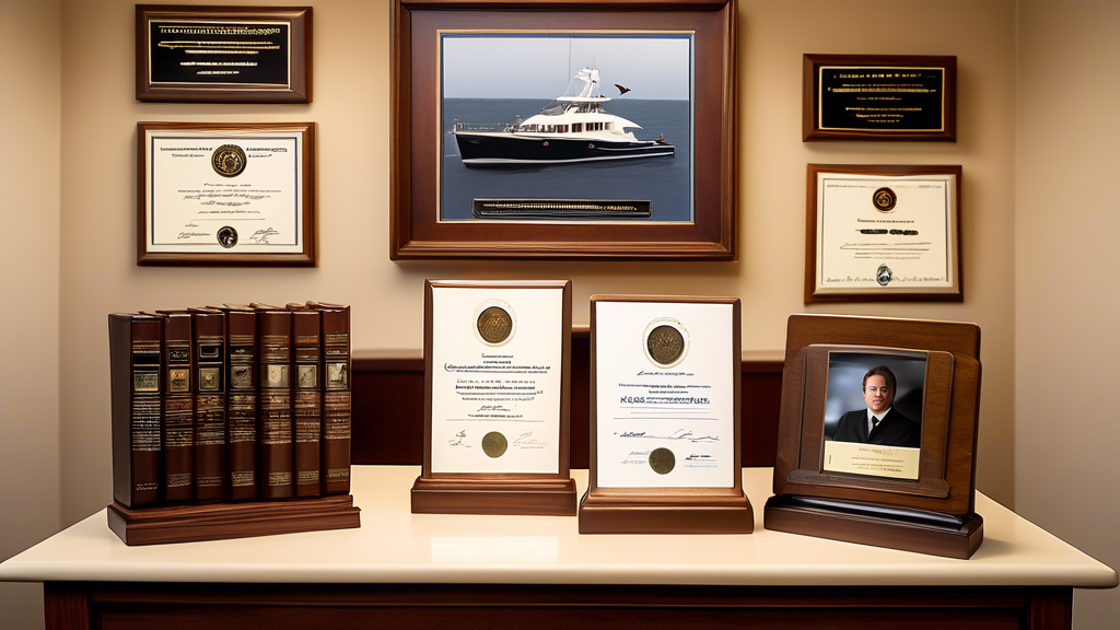 Visualize interviewing a series of professional Beaumont boat accident lawyers in their offices, each displaying their credentials and accolades on the wall. They