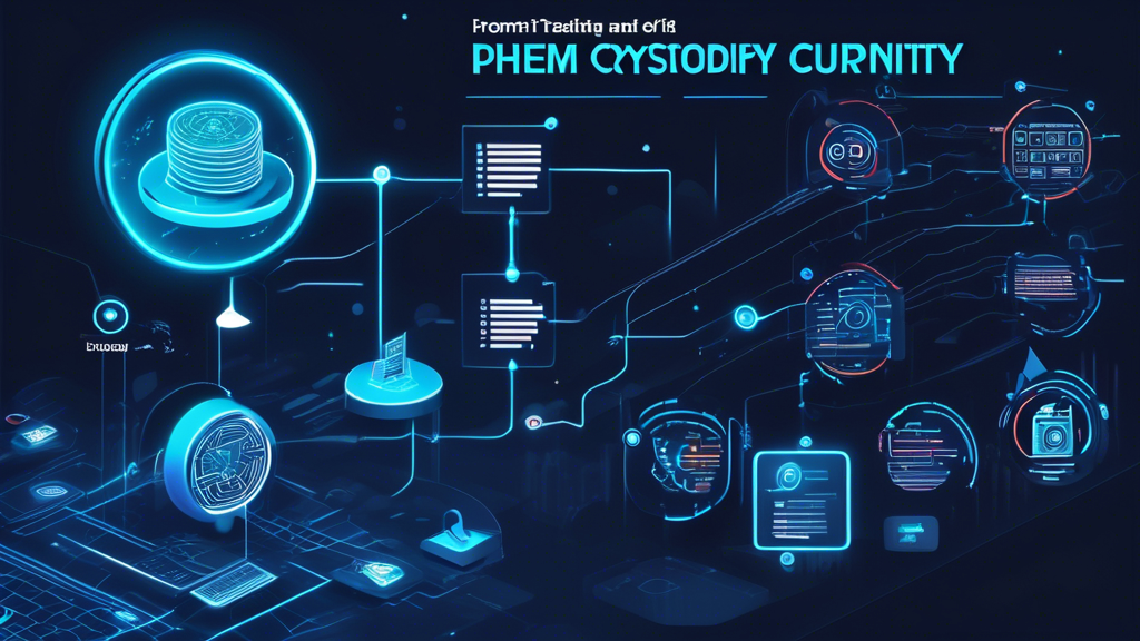 Prompt: An image depicting the robust security and reliability of the Phemex cryptocurrency trading platform. Show a digital landscape with secure servers protected by locks and shields, with glowing lines connecting them to symbolize connectivity and reliability. In the background, include a timeline showcasing Phemex