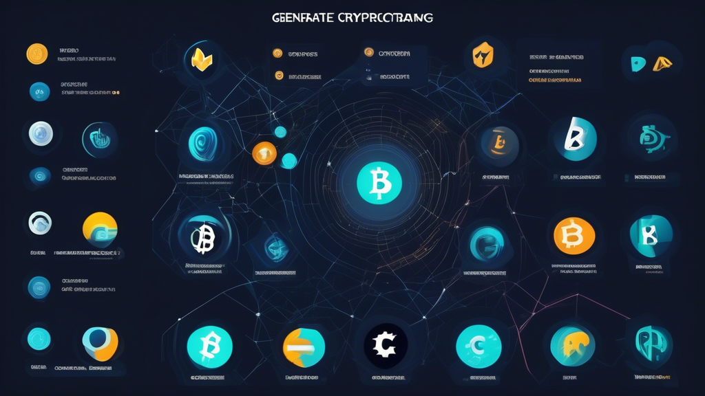 Generate an image that showcases the main cryptocurrency trading platforms in the market. The image should include logos of popular and reputable platforms such as Binance, Coinbase, and Kraken, displayed in a visually appealing way. Add elements that represent considered factors when choosing a platform, like security shields, fee graphs, and user interface icons. The overall tone should be professional and informative.