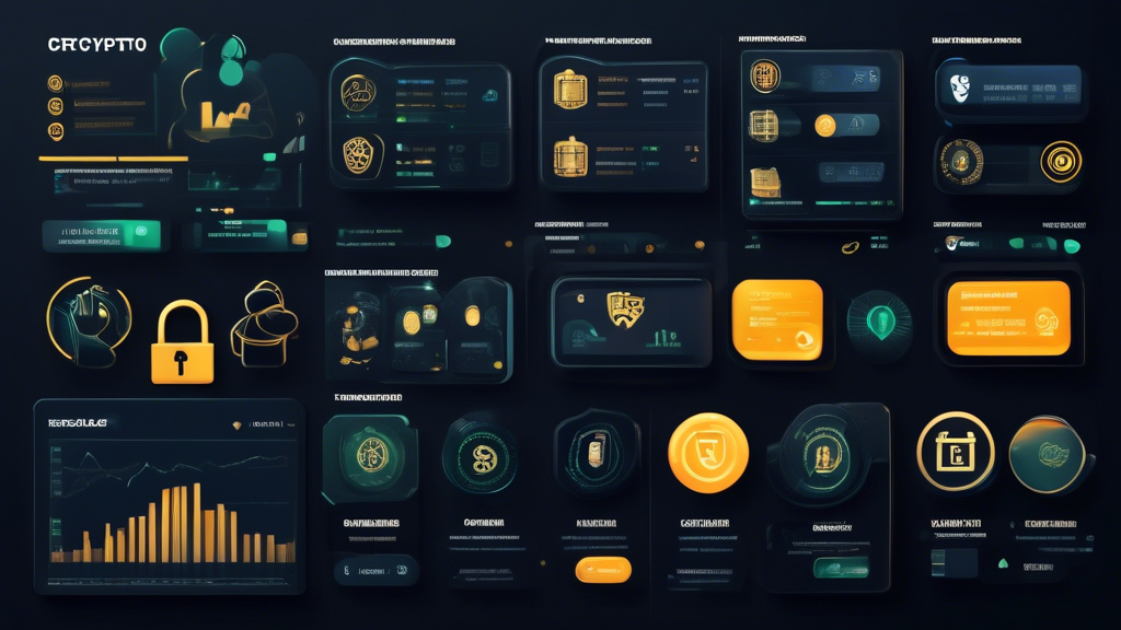 Create an infographic style image depicting the key criteria for selecting a reliable crypto trading platform. The image should include symbols representing security and regulation (like a padlock and a government building), transaction fees and payment options (with icons of coins and credit cards), and user interface with advanced trading tools (show a sleek dashboard with graphs and tools). Use a modern and clean design aesthetic with a color scheme that suggests financial technology, such as blues and greens.