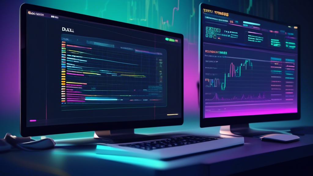 **DALL-E Prompt:**

Illustrate a modern, sleek computer screen displaying a crypto trading platform interface with step-by-step instructions. The screen should show vibrant, easy-to-follow graphics illustrating the process of setting up an account, funding it with various payment methods, making the first trade, and tips for advanced trading strategies. The background can include soft blurs of cryptocurrency symbols and charts, evoking a sense of cutting-edge technology and continuous learning.