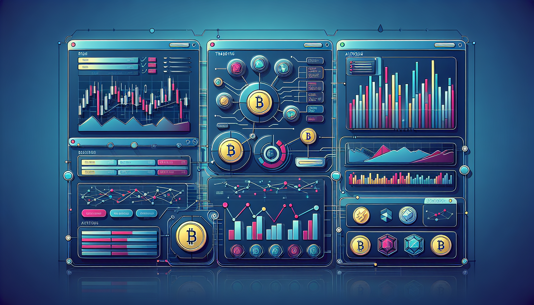 Create an image of Bitget Exchange