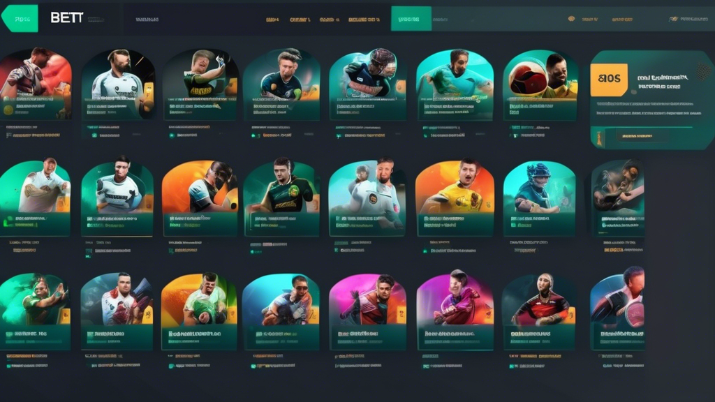 Create an image illustrating the range of esports betting markets and odds offered by Bet365. The image should include diverse elements such as different types of bets (match winner, handicaps, outright winner) and showcase popular esports games like League of Legends, Dota 2, and CS:GO. Integrate visuals of competitive odds and tournaments to emphasize informed betting decisions. The backdrop can feature the Bet365 interface, highlighting its dedicated esports section.