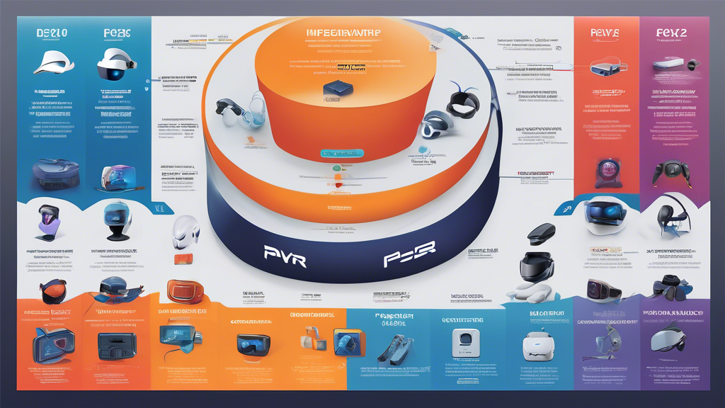 Create a detailed infographic illustrating the various factors influencing the PSVR 2 price. Include visual representations of technological upgrades such as hardware and software features, supply chain issues, manufacturing costs, market competition, and consumer demand. Use icons and diagrams to break down each factor clearly and comprehensively, emphasizing their impact on the final price point.