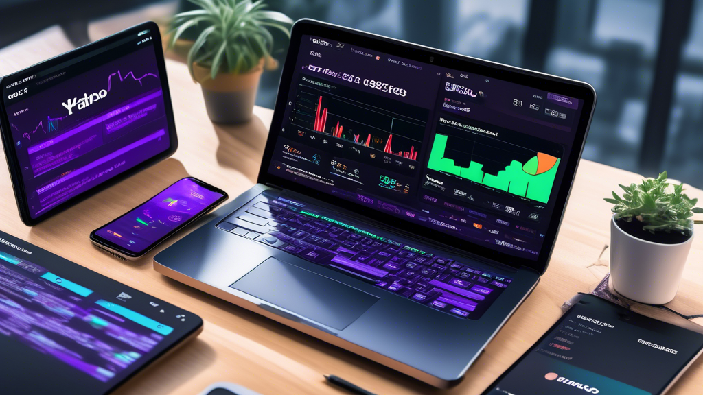 A comparison scene showcasing Yahoo Finance