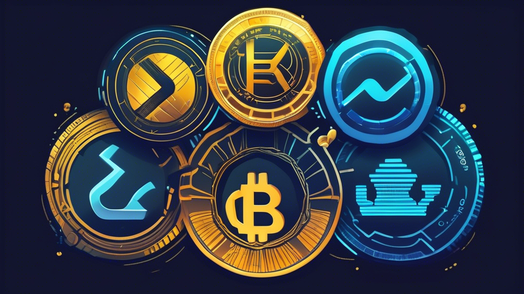 Create a detailed illustration comparing three leading cryptocurrency exchange platforms: Binance, Coinbase, and Kraken. Each platform should be represented with its distinct logo, visual interface highlights, and key features such as security measures, supported cryptocurrencies, and user reviews. The image should present a side-by-side comparison chart, making it easy to see the advantages, disadvantages, and unique characteristics of each platform. Include icons and symbols to represent features like security, ease of use, and fees.