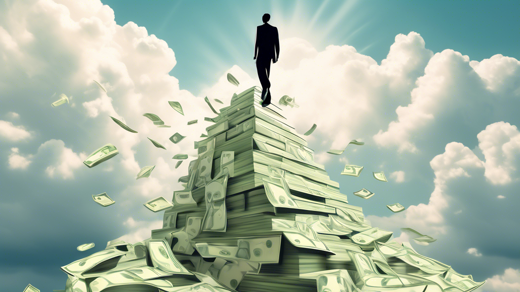 A DALL-E prompt for outline point #3 could be:

**A stylized depiction of a person climbing a staircase made of money, representing long-term financial growth and wealth building through investing and continuous learning. The stairs ascend into a bright future with a clear sky, symbolizing financial freedom.** 

This prompt captures the essence of  Level-Up Your Earnings: Tips for Long-Term Financial Growth by visually representing concepts like:

* **Climbing the stairs:** Gradual progress and increasing income over time.
* **Money staircase:** Building wealth through investing.
* **Bright future:** Achieving financial freedom and security.
* **Clear sky:**  A positive outlook and a sense of possibility.