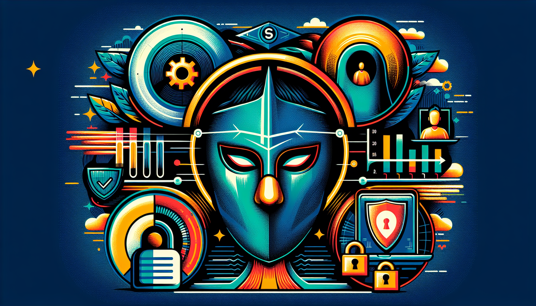 Prompt for DALL-E: 

Create an image depicting factors to consider when choosing a VPN app. The image should include icons or visuals representing crucial elements like security (e.g., a lock or shield), privacy (e.g., a mask or hidden face), speed and performance (e.g., a fast-loading bar or speedometer), and usability and compatibility (e.g., a simple interface and multiple device icons). The overall style should be modern and informative, designed to appeal to tech-savvy users.